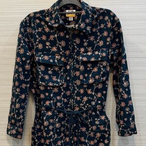 Future Collective Jenny K Lopez Floral Print Long Sleeve Boilersuit Jumpsuit